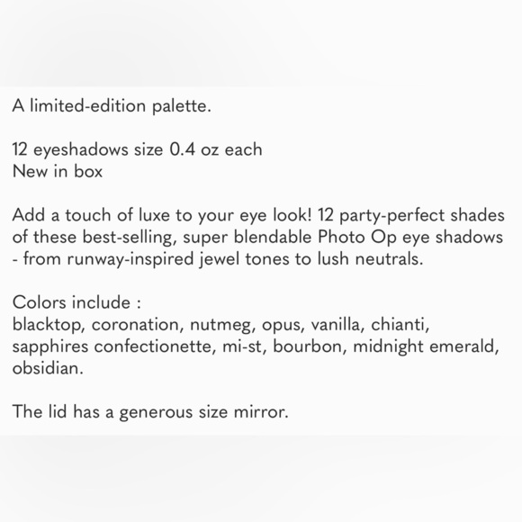 Lot of 2 SMASHBOX On the Rocks Photo Op Eye Shadow Palette. New‎ in box - Picture 6 of 6